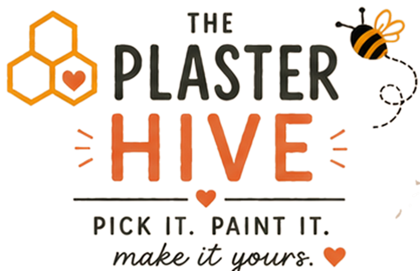 The Plaster Hive — Pick it. Paint it. Make it yours.